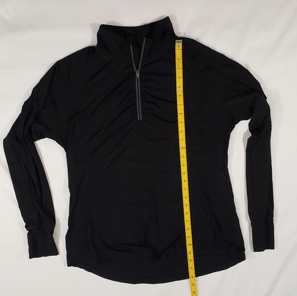 Tangerine Black Pull-Over Running Jacket Size 2X Pocket on Back - Picture 5 of 8